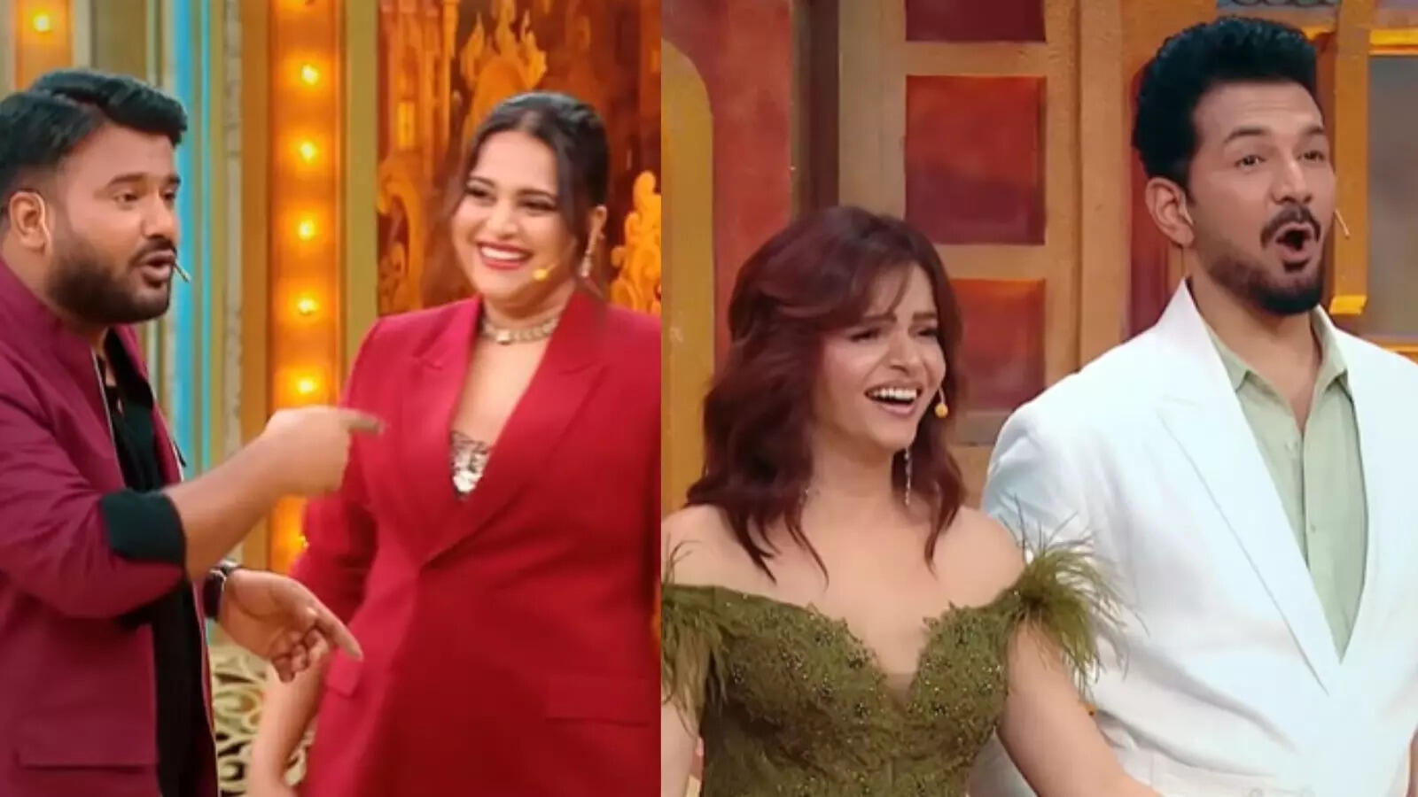 Husband, wife and pang 'promo: Swara Bhaskar's husband quarreled in the girl's affair, listen to the' dirty joke 'of 5 couples - Pati Patni Aur Panga Promo Abhinav Shukla Rubina
