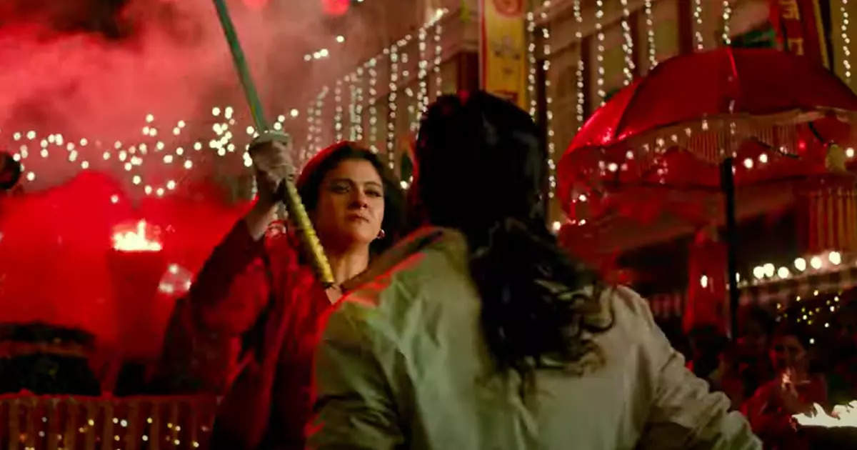 In the first glimpse of 'Maharagni', Kajol taught a lesson to the goons, Prabhu Deva's scary avatar seen