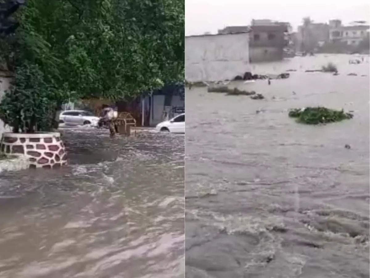 चंद्रपुरात ढगफुटी सदृश पाऊस; रस्ते जलमय, नागरिकांच्या घरात पाणीच पाणी