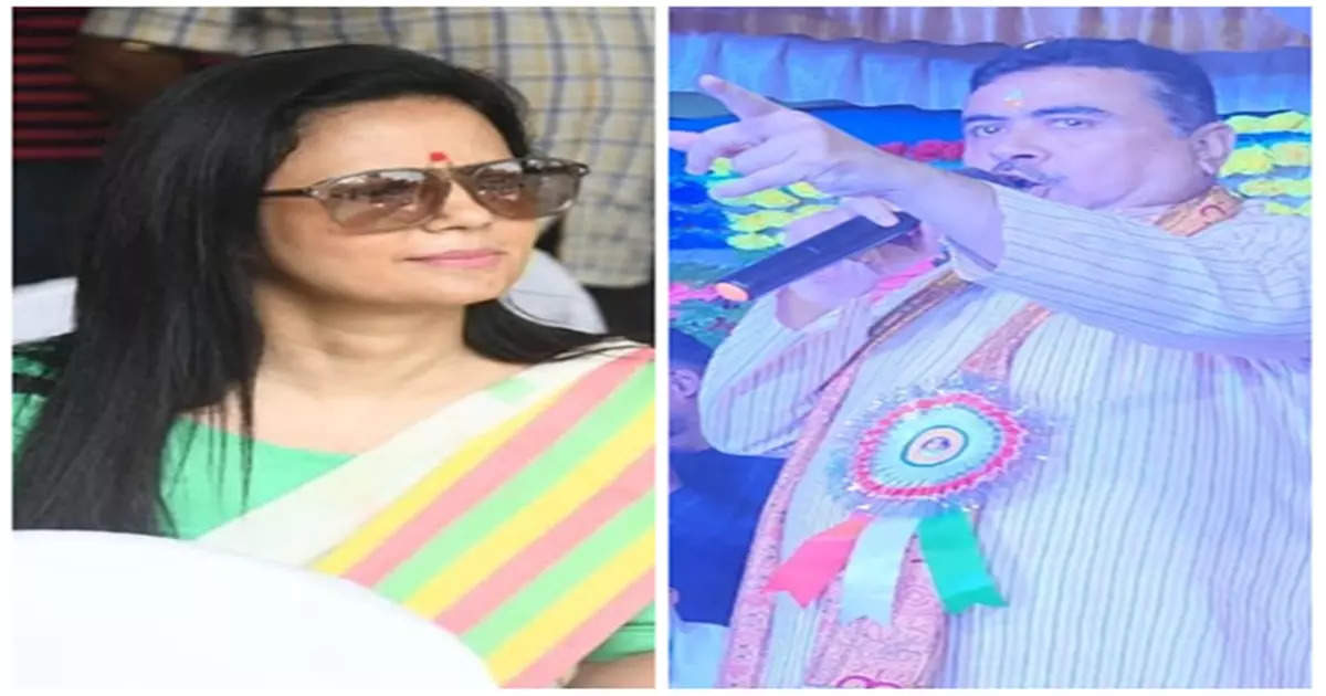 Mahua Moitra Suvendu Adhikari: ‘মা কালীর অভিশাপ…’, মহুয়াকে কটাক্ষ শুভেন্দুর – suvendu adhikari attacks mahua moitra