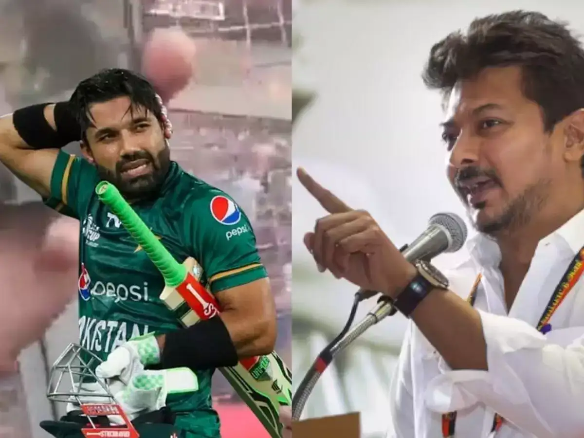 பாகிஸ்தான் வீரருக்கு எதிராக ஜெய் ஸ்ரீராம் கோஷமிட்ட ரசிகர்கள் - வெறுப்ப பரப்புறீங்களே? - கடுப்பான உதயநிதி 