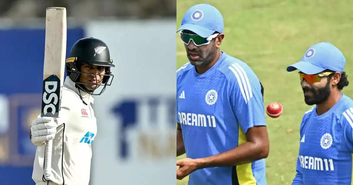 Rachin Ravindra Prepares for Ashwin-Jadeja Spin Challenge in India