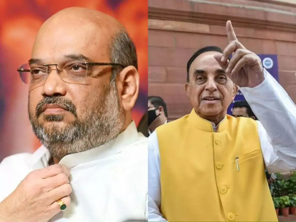 அமித் ஷா பதவியை காலி பண்ணுங்க... அதுக்கு பதிலா... பெருசா பற்ற வைத்த சுப்பிரமணியன் சுவாமி! 