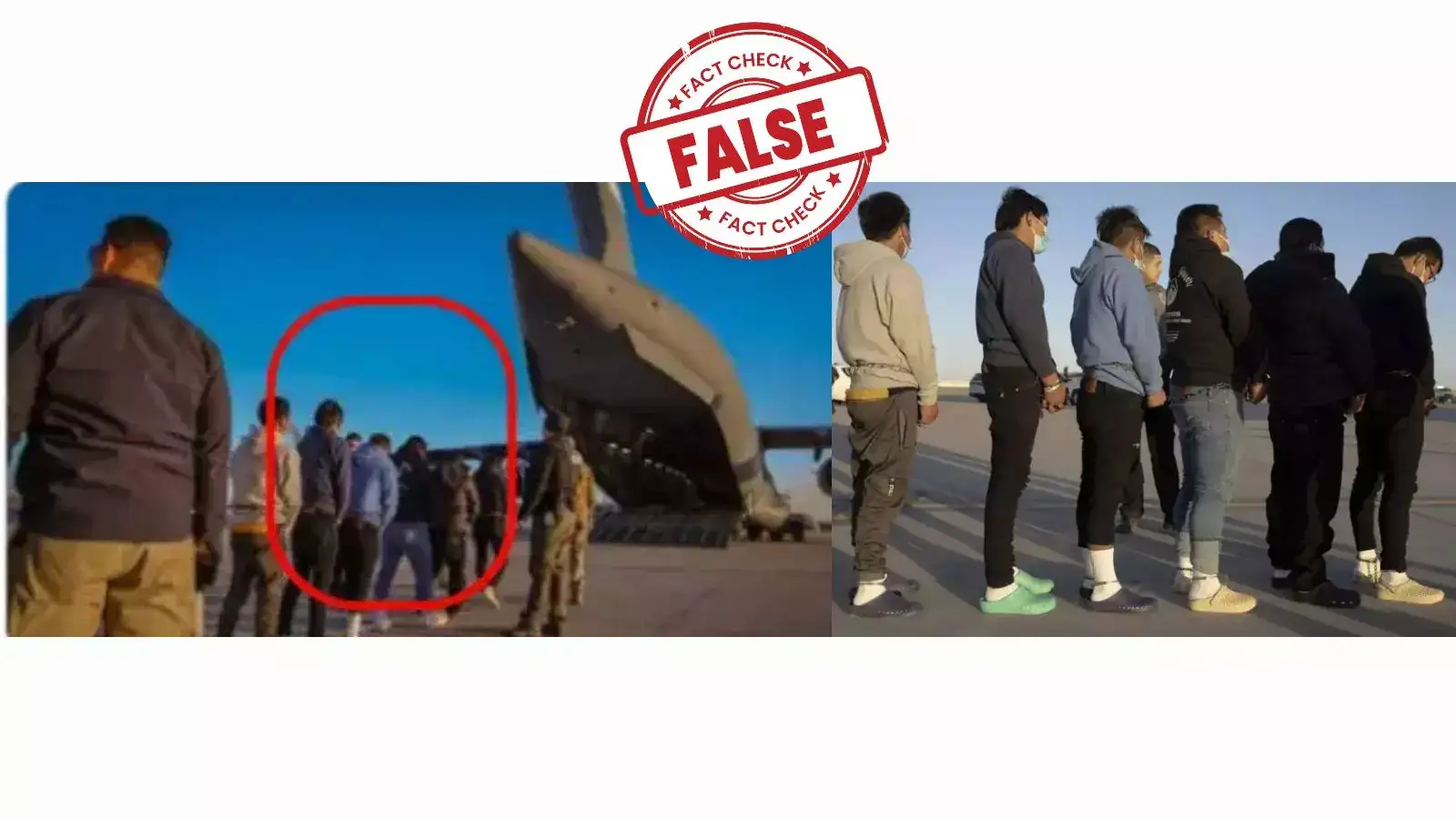 Fact Check: கைவிலங்கு கால் சங்கிலியுடன் நாடு கடத்தப்பட்ட இந்தியர்கள்? அதிர வைக்கும் வீடியோ.. உண்மை என்ன? 