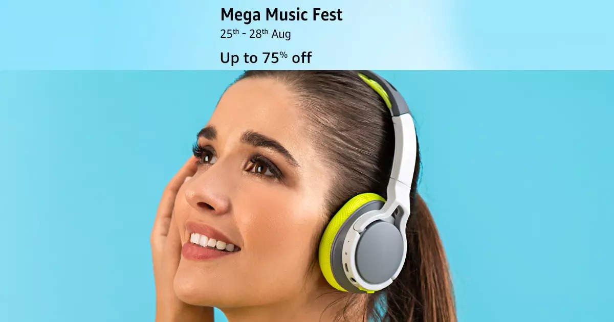 Buy these Bluetooth headphones from Mega Music Fest Days running on Amazon, order with great savings