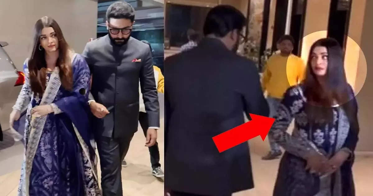 Aishwarya Rai Giving Death Stare to Abhishek Bachchan; अभिषेक बच्चन आणि  ऐश्वर्या राय यांच्यामध्ये बिनसलं? Viral Video नंतर चर्चांना उधाण |  Maharashtra Times