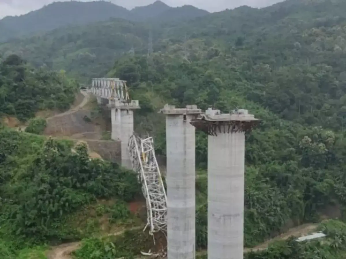 மிசோரோம் ரயில்வே பாலம் இடிந்து விபத்து: 17 பேர் பலி - மேலும் அதிகரிக்க வாய்ப்பு! 