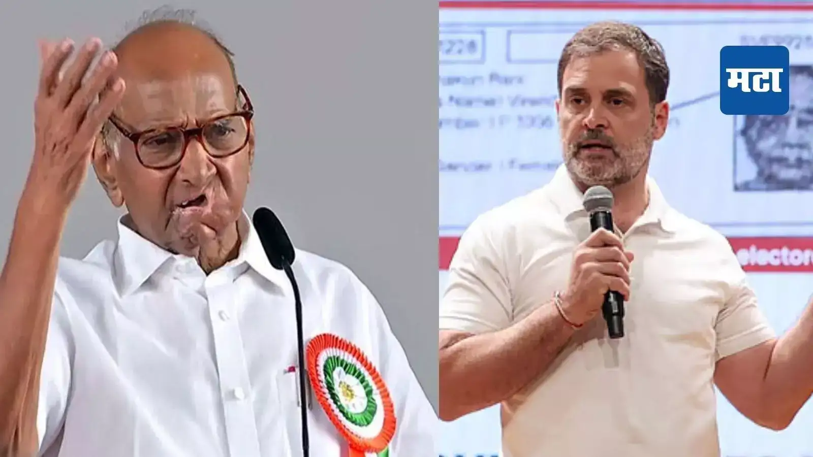 राहुल गांधींच्या मतचोरीविषयीच्या भूमिकेला शरद पवारांचा पाठिंबा, भाजपने मध्ये पडण्याची गरज नाही, आम्हाला… राहुल गांधींच्या मतचोरीविषयीच्या भूमिकेला शरद पवारांचा पाठिंबा, भाजपने मध्ये पडण्याची गरज नाही, आम्हाला…
