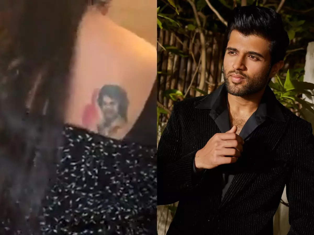 LIVE: Vijay Devarakonda Meet's His Crazy Lady Fan | Vijay Devarakonda Lady  Fan With His Tattoo | MT - YouTube