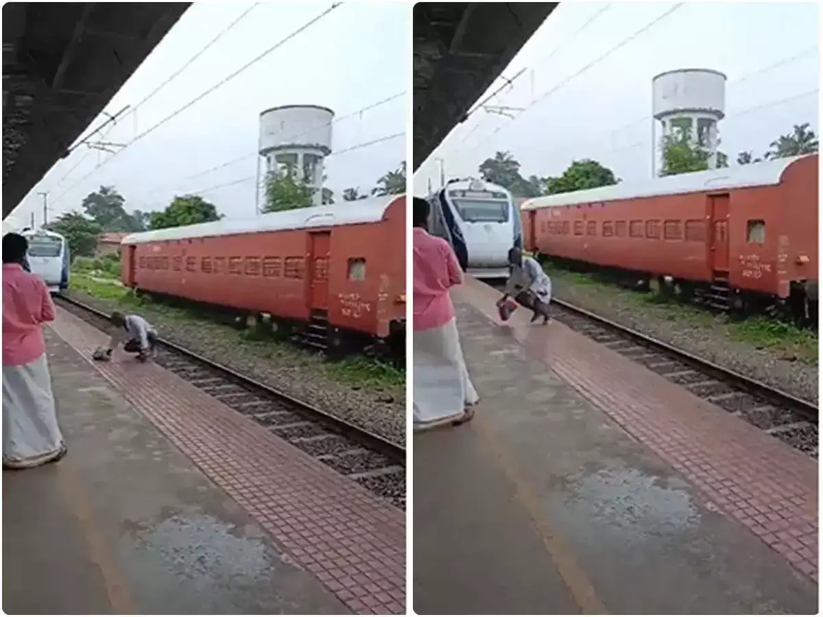 ஒரு செகண்ட் தான்... வந்தே பாரத் எக்ஸ்பிரஸ் செம ஸ்பீடு... குறுக்கே ஓடிய முதியவர்... திரூர் ஸ்டேஷனில் திக் திக்! 