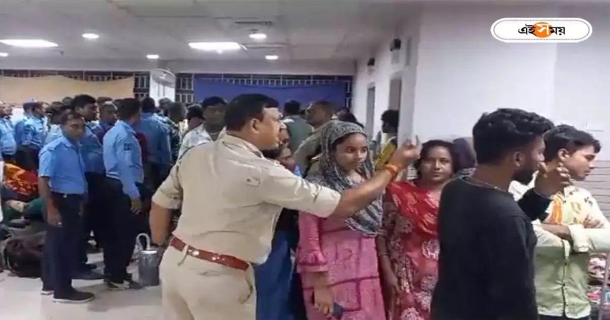 Malda Hospital : চিকিৎসায় গাফিলতির অভিযোগে বিক্ষোভ, রণক্ষেত্র মালদা জেলা হাসপাতাল – malda hospital vandalised by patient party for ill treatment allegation