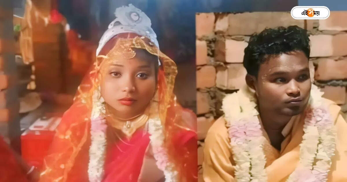Malda News,মাটির বাড়ির দেওয়ালে এখনও লেখা ‘শুভ বিবাহ’ লেখা, বাজে মৃত নবদম্পতির পাড়ায় শোকের ছায়া – malda newly married couple nayan roy and priyanka sinha roy died in lighting