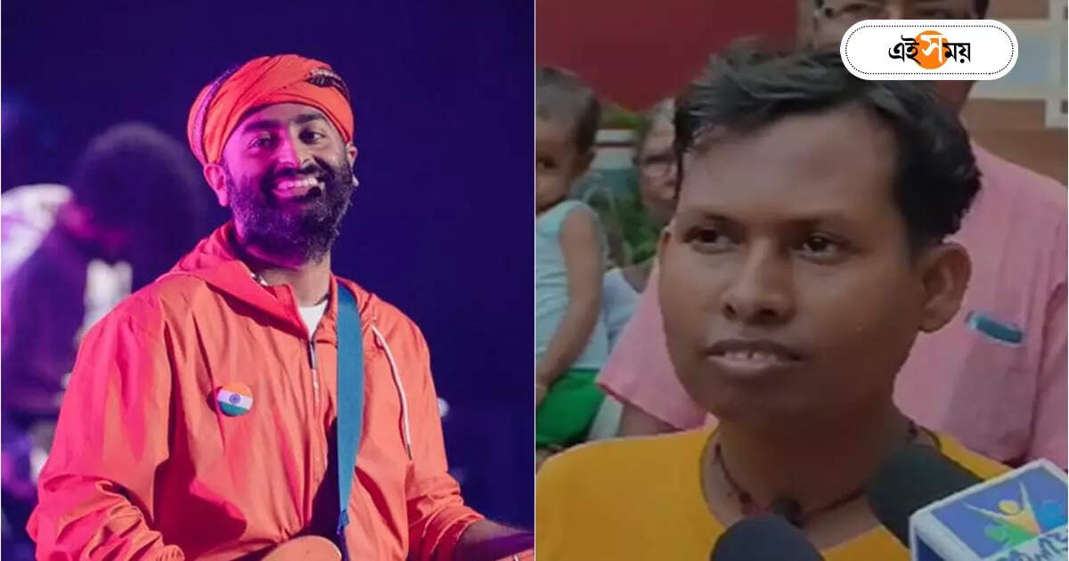 Arijit Singh News : দণ্ডি কেটে মন্দিরে পুজো, প্রসাদি ফুল নিয়ে অরিজিতের বাড়ির পথে নদিয়ার ভক্ত মণীন্দ্র – arijit singh fan from nadia manindra debnath warship in 3 shiv temple for his wellbeing