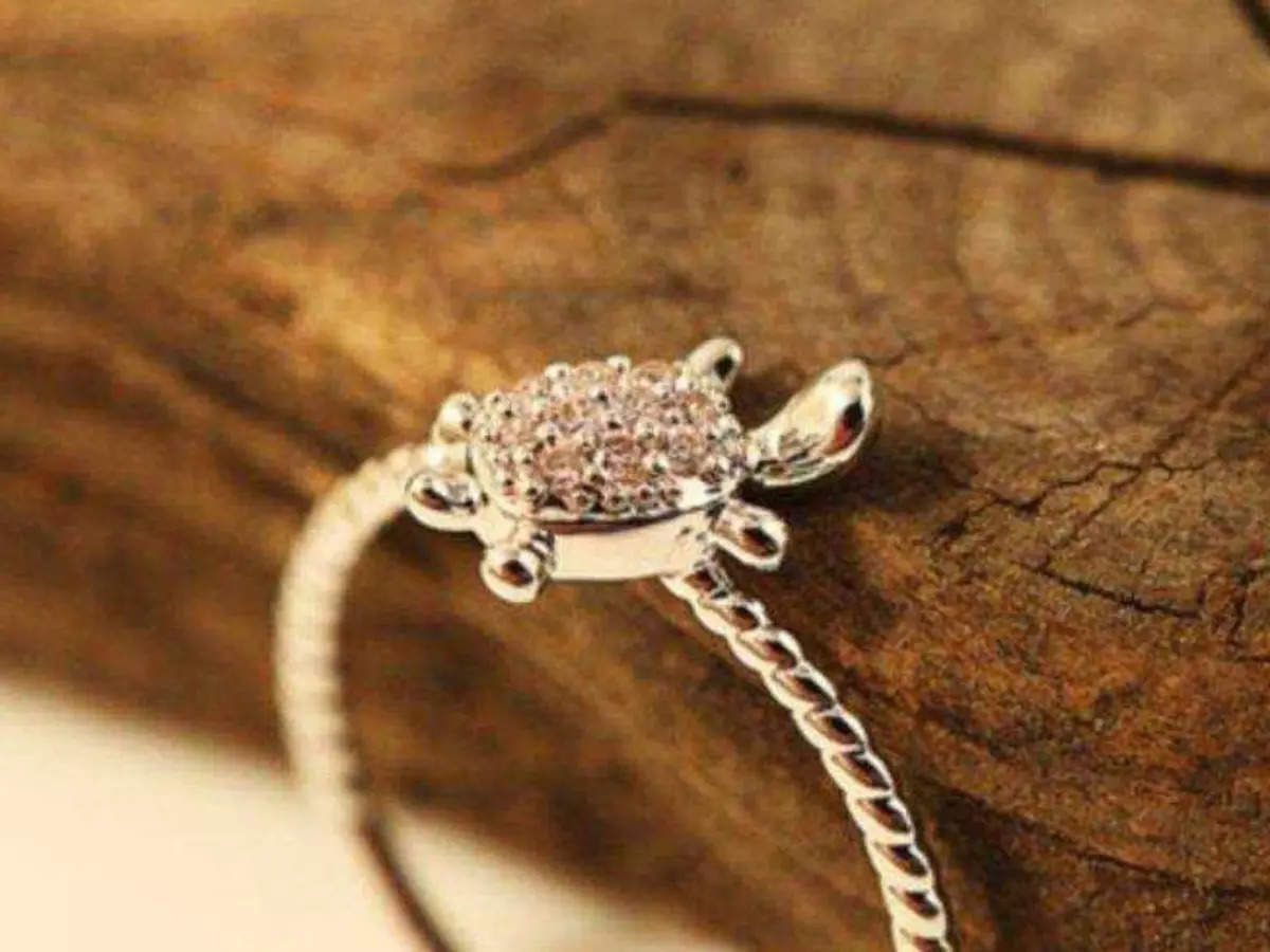 Buy Sen Enterprise Fengshui Sillver Tortoise Ring/ Kachua Ring/ Tortoise  Ring for Good Luck Silver Silver Plated Ring Online at desertcartUAE