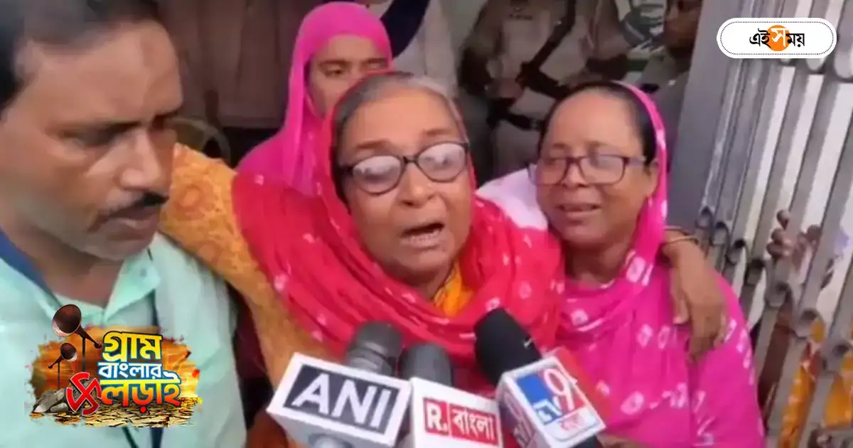 Re Election In West Bengal : বোমার জবাব ব্যালটে দিল আনিসুরের পরিবার, কান্নাভেজা চোখে ভোটদান মা-বৌদি’র – basanti tmc worker anisur family voted today re election who lost life in bomb blast election23