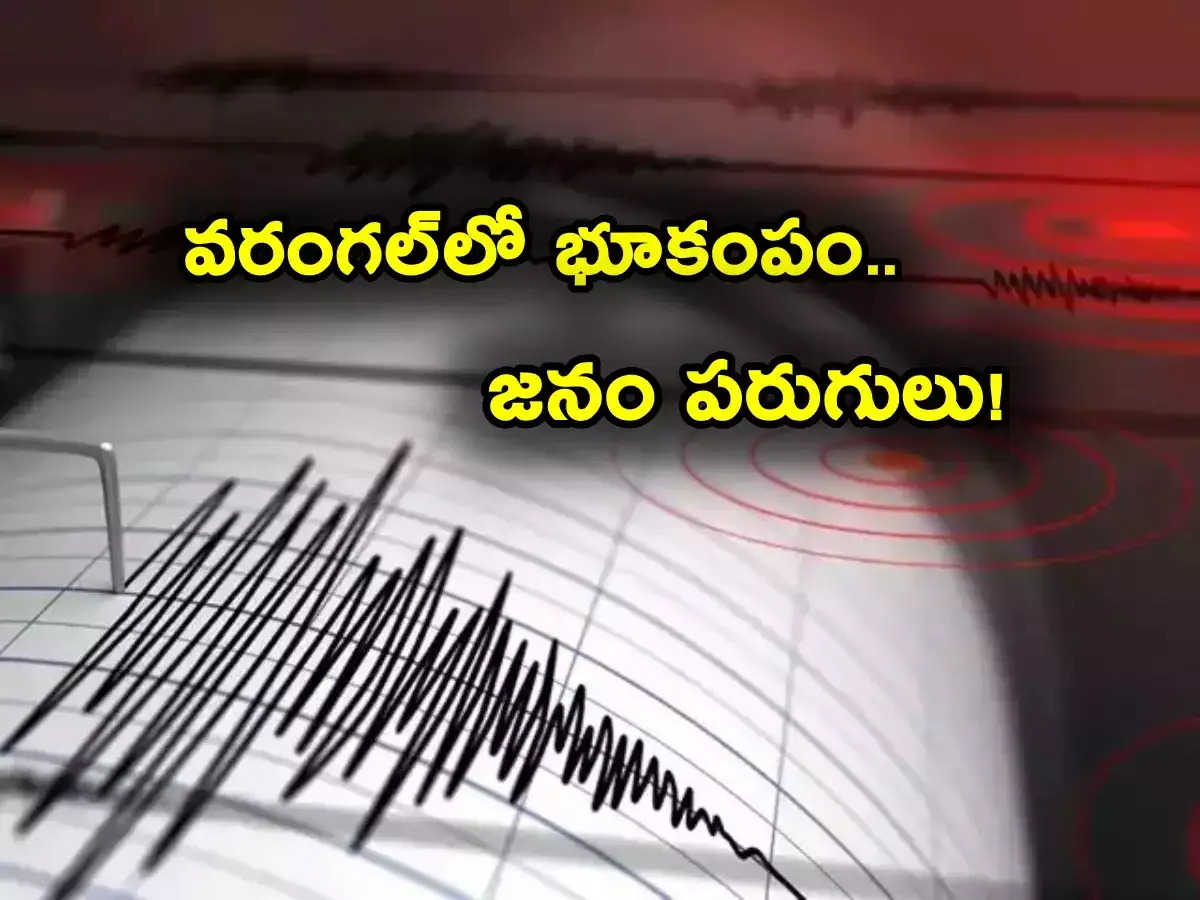 Warangal Earthquake: అలర్ట్.. వరంగల్‌లో భూకంపం.. భయంతో పరుగులు తీసిన జనం