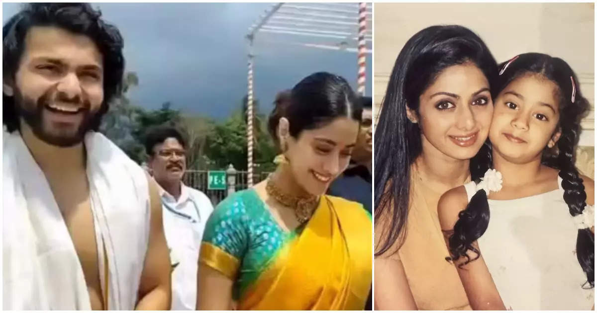 Janhvi Kapoor Honors Sridevi on Her Birth Anniversary with a Temple Visit