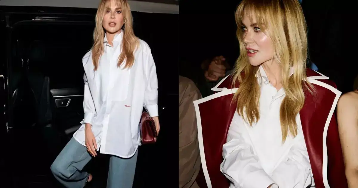 വിവാഹ മോചനത്തിന് പിന്നാലെ മക്കൾക്കൊപ്പം പാരീസ് ഫാഷൻ ഷോയിൽ നിക്കോൾ കിഡ്മാൻ; ഈ മനോധൈര്യം എന്നുമുണ്ടാവട്ടെ എന്നാശംസകൾ