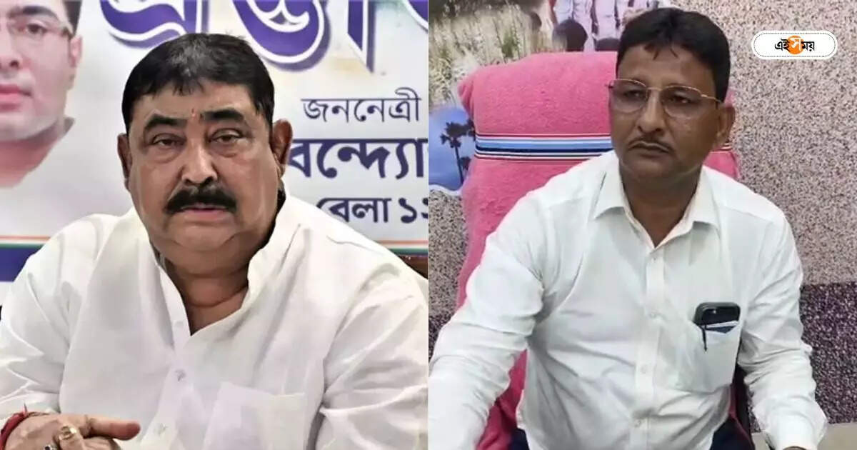 Anubrata Mondal Durga Puja: কেষ্টর পুজোয় হাজির কাজল শেখ, অনুব্রতর অনুপস্থিতিতে মণ্ডল পরিবারের সঙ্গে সৌজন্য তৃণমূল নেতার – kajal sheikh tmc leader visit anubrata mondal village house durga puja