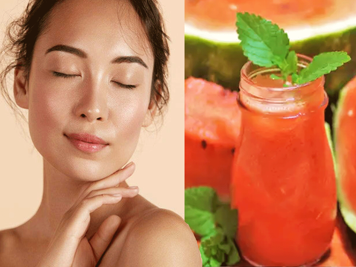 Skin Care Benefits Of Watermelon Juice,काला नमक और अदरक का रस मिलाकर तैयार  करें तरबूज का जूस, आपको मिलेगा गजब का फायदा - benefits of watermelon for  skin care and radiant glow -