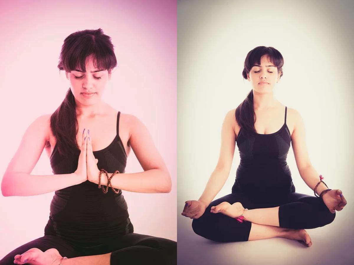 बायसेप्स, ट्रायसेप्स टोन करण्यासाठी देखील उपयुक्त ठरेल हे आसन | How To Do  Utthita Padmasana Aka Elevated Lotus Pose Pose Step By Step Instructions In  Marathi