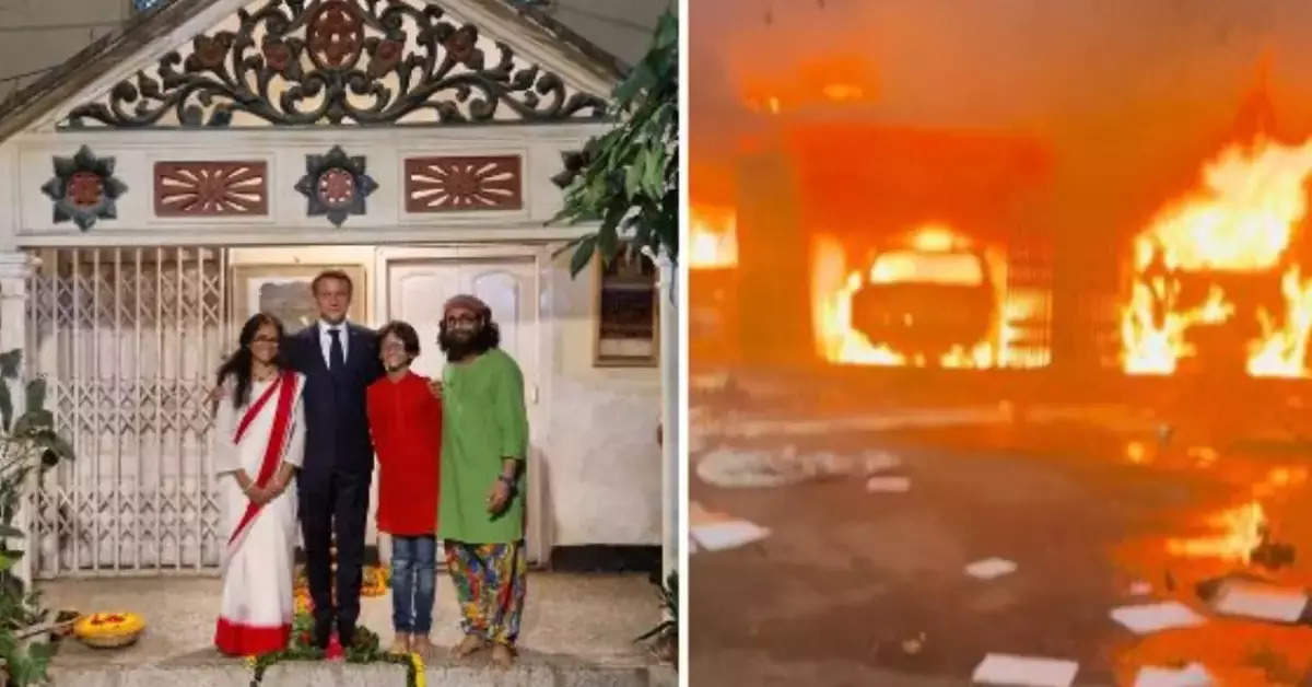 Bangladeshi singer Rahul Anand's 140-year-old house was set on fire by a mob, he and his family escaped