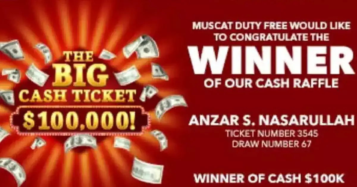 Muscat Duty Free’s Raffle Draw,മസ്‌കറ്റ് ഡ്യൂട്ടി ഫ്രീ നറുക്കെടുപ്പില് ...