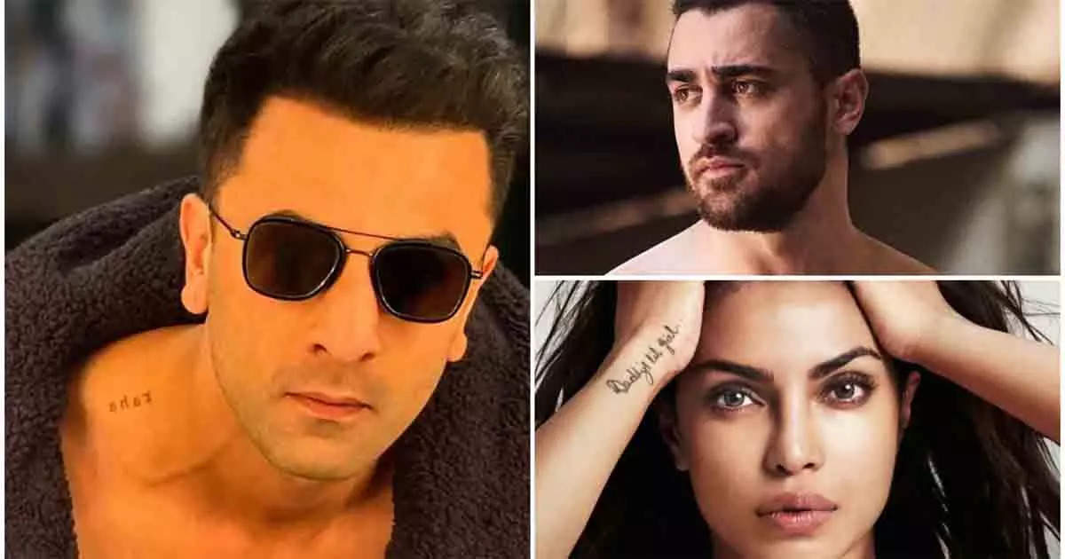 Not only Ranbir, from Saif to Imran and Kareena, these 6 stars got tattoos made for their loved ones