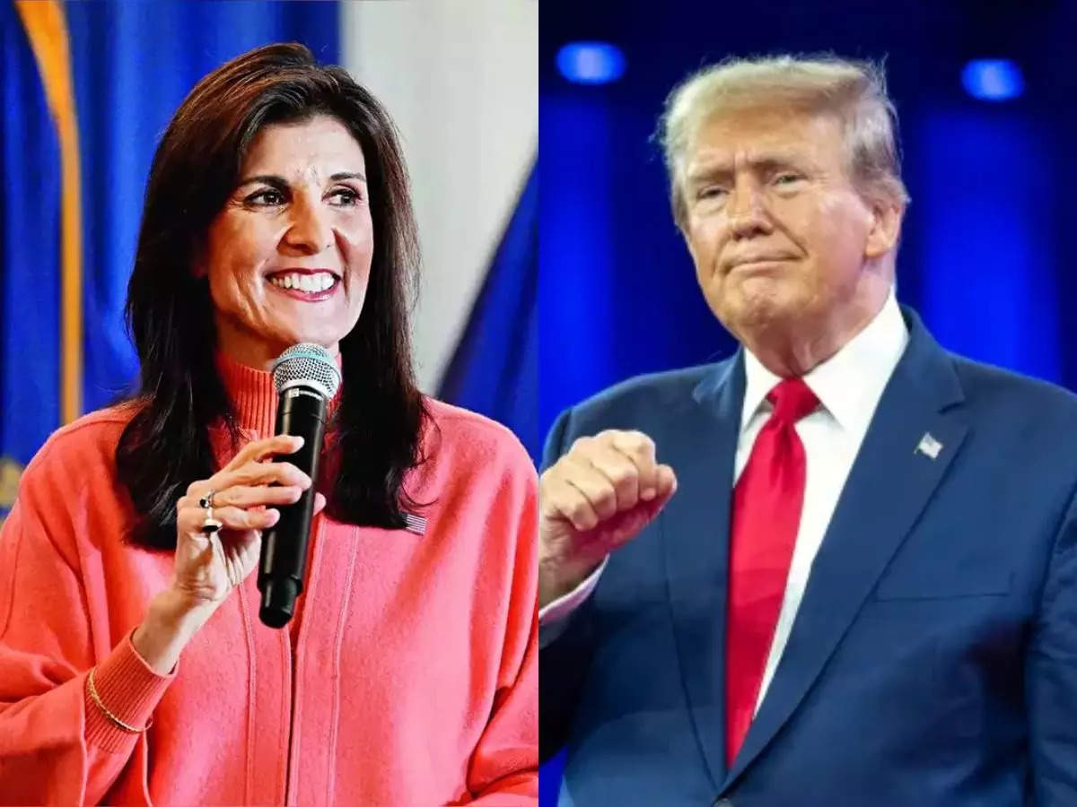 Nikki Haley Vs Donald Trump,निक्की हेली ने प्राइमरी चुनाव में हासिल की पहली  जीत, वाशिंगटन डीसी में डोनाल्ड ट्रंप को हराया - america president eelction nikki  haley wins ...