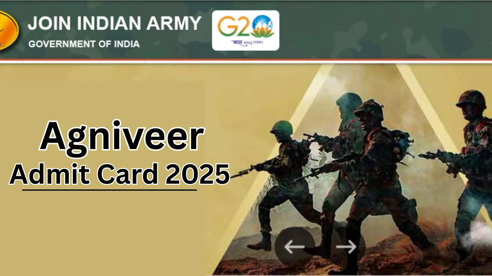 Agniveer Admit Card 2025: इंडियन आर्मी अग्निवीर एडमिट कार्ड, सीधे लिंक से कैसे करें डाउनलोड - indian army agniveer admit card 2025 download direct link to check bhartiya sena agniveer cce hall