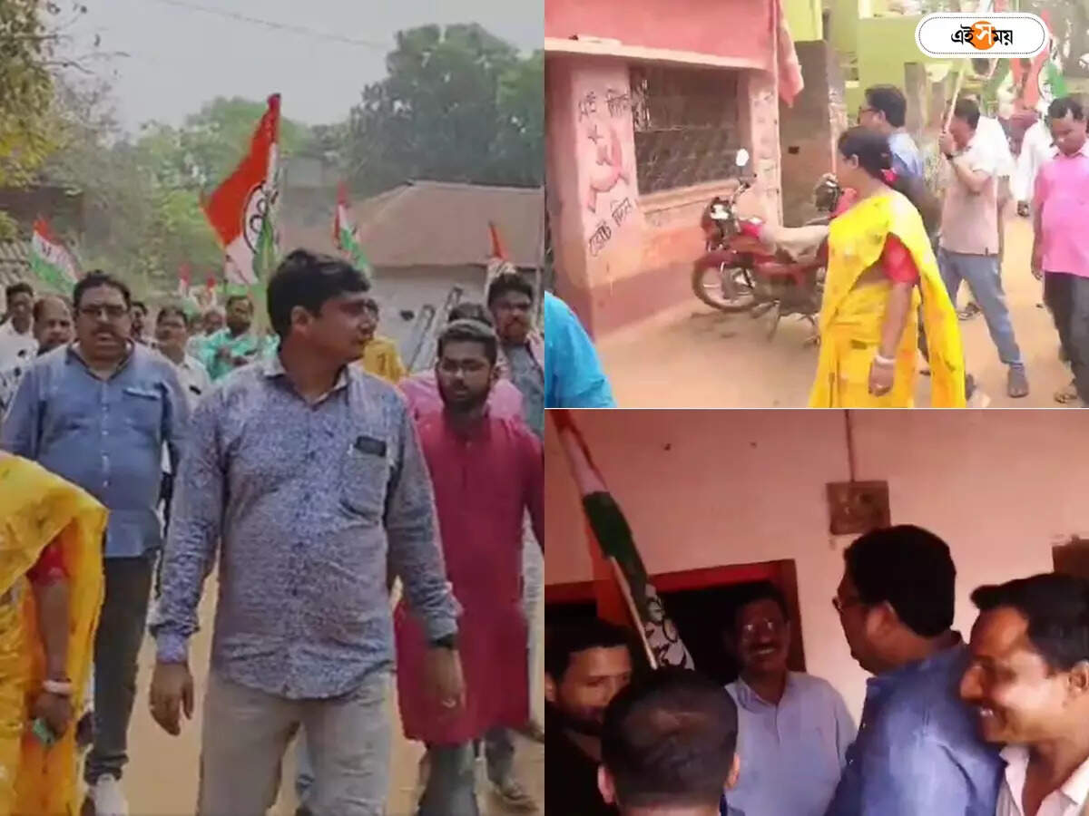 West Bengal Politics News,প্রচারের ফাঁকে CPIM-এর পার্টি অফিসে হঠাৎ হাজির তৃণমূল নেতা, চাইলেন ভোটও! – bankura taldangra trinamool leader goes to cpim party office seeks vote