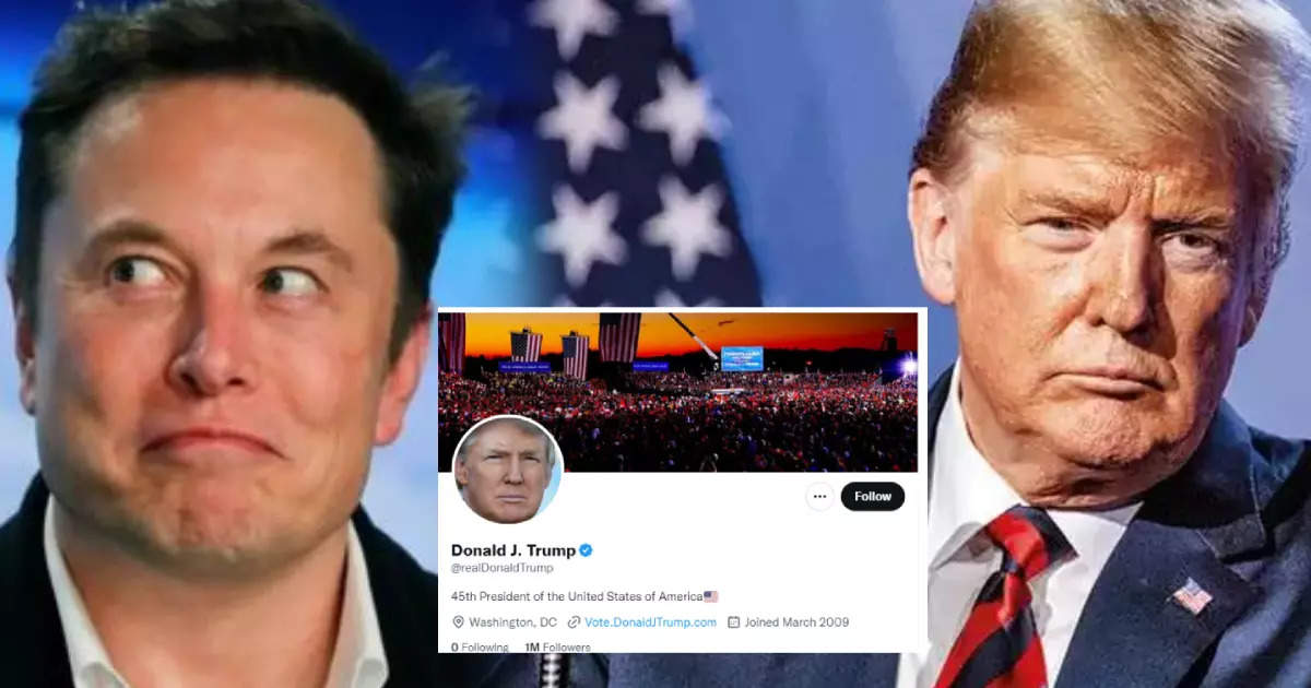 Donald Trump Twitter Account Restore: Elon Musk Restore Former Us President  Donald Trump Twitter Account After Online Poll Realdonaldtrump- पूर्व  अमेरिकी राष्ट्रपति डोनाल्ड ट्रंप के सस्पेंड ट्विटर ...