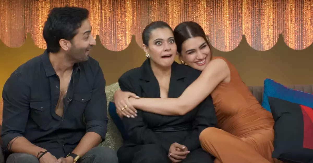 Kriti Sanon Playfully Teases Kajol, Sunil Grover’s Ajay Devgn Act Leaves Everyone in Splits