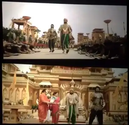 Baahubali 2,‘బాహుబలి 2’ మూవీ సీన్ లీక్.. వైరల్! - baahubali 2 movie