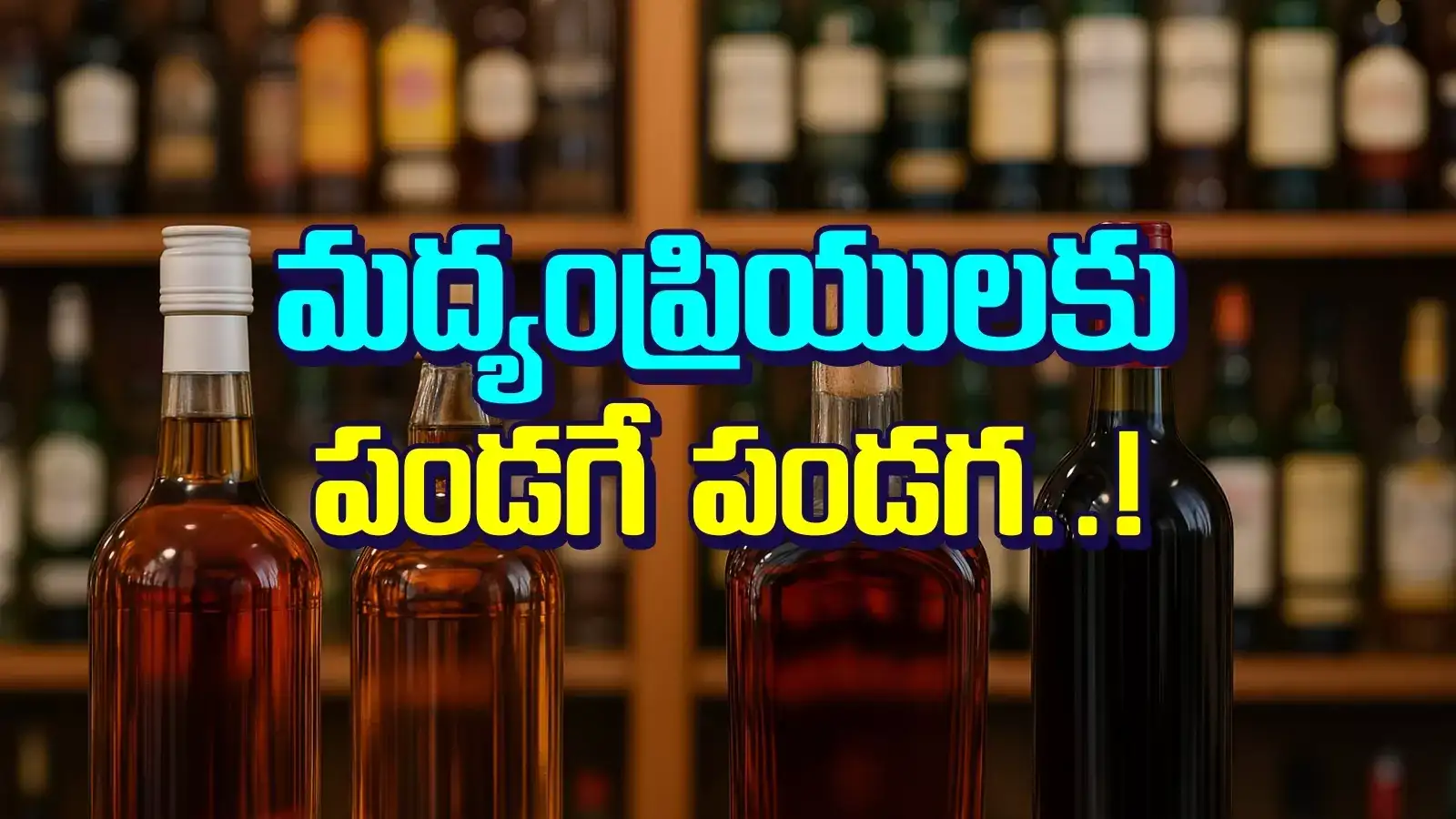 తెలంగాణ మందుబాబులకు పండగే పండగ.. 604 కొత్త బ్రాండ్లు, 92 కంపెనీల దరఖాస్తులు..!