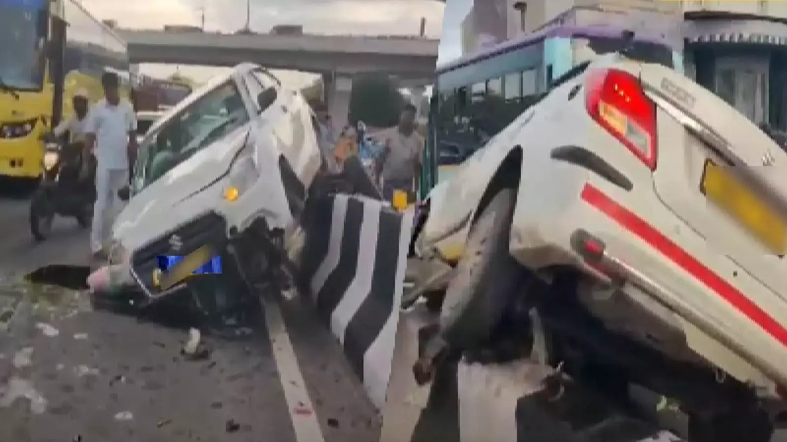 சென்னை: கிண்டி கத்திப்பாரா மேம்பாலத்தில் கார் விபத்து -போலீசார் தீவிர விசாரணை! 