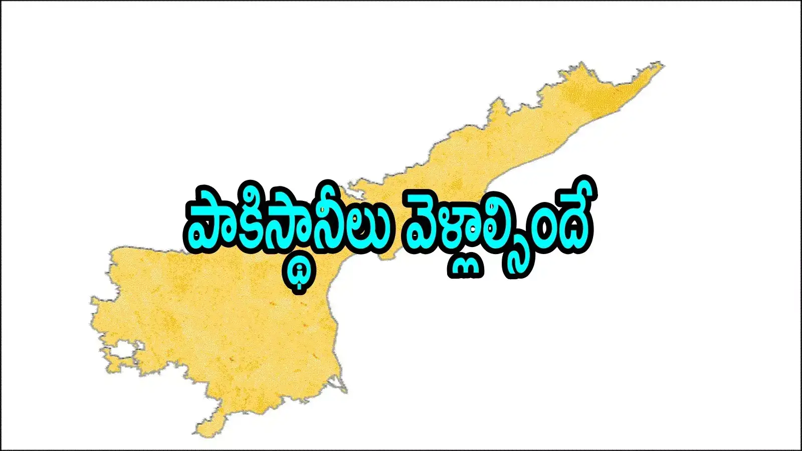 ఏపీలోనూ పాకిస్థానీలు ఉన్నారు.. ఎంతమంది అంటే? అందరూ వెళ్లిపోవాల్సిందే