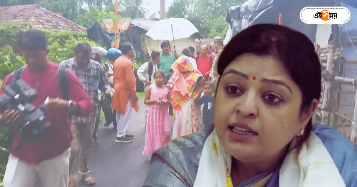 Howrah Panchla Assault : ‘কী ভাবে ঠান্ডা করতে হয় জানি…’, পাঁচলার নির্যাতিতাকে নিয়ে থানায় প্রিয়াঙ্কা – bjp leader priyanka tibrewal met howrah panchla victim bjp candidate