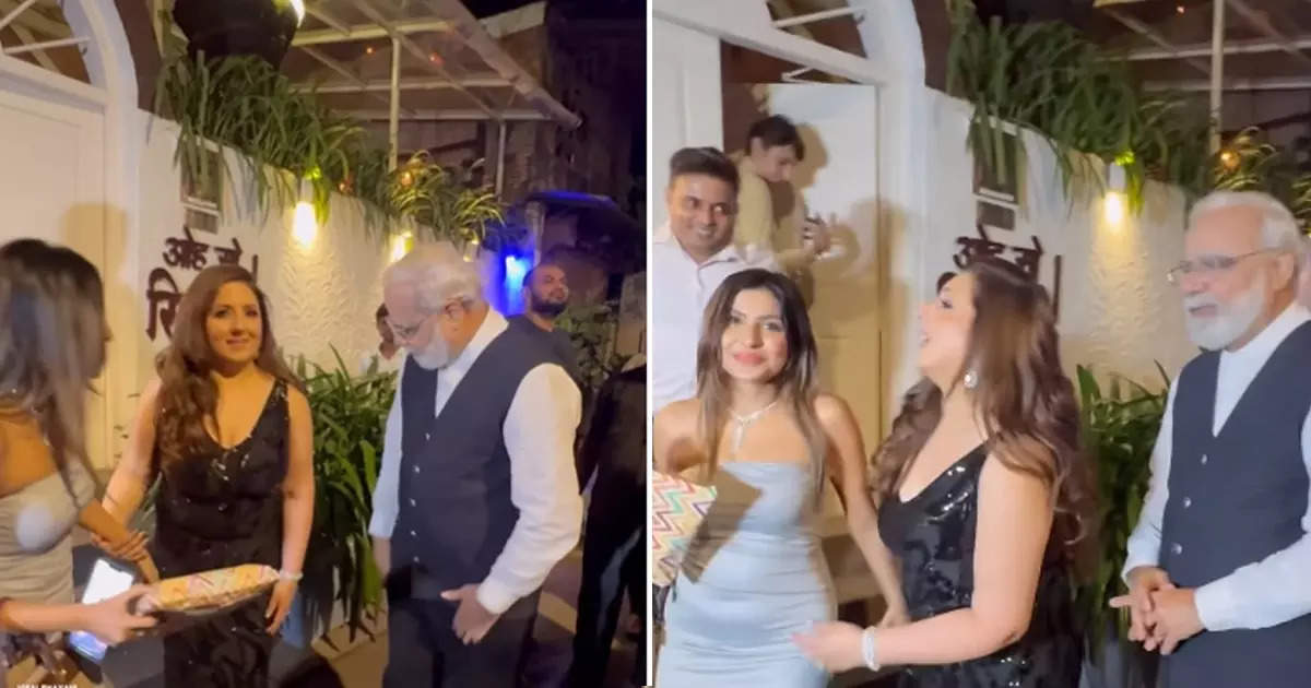 Sana Sultan Surprised by Modi Lookalike, Social Media Can't Keep Calm