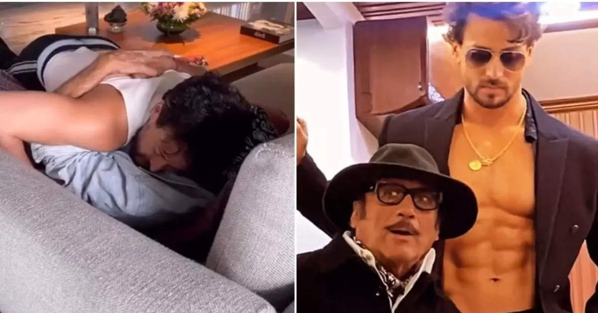 Jackie Shroff was seen hugging and caressing Tiger, you will also become a fan after watching this video of father and son.