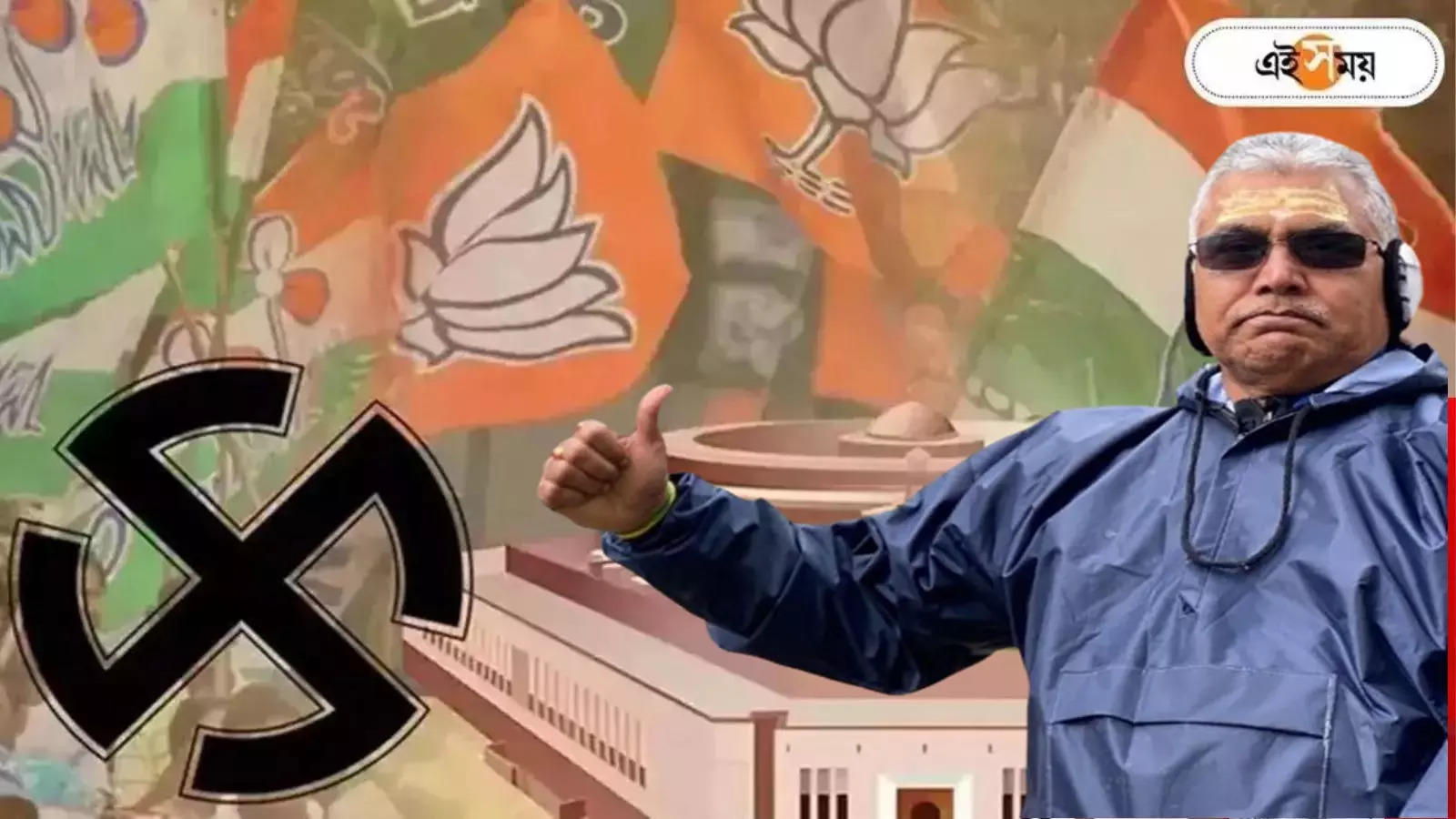 Dilip Ghosh,’খেলাটা কেমন শেষ করি দেখুন…’, মাঠে নেমে হুংকার দিলীপের – dilip ghosh says khela hobe song will be stop during the day of election