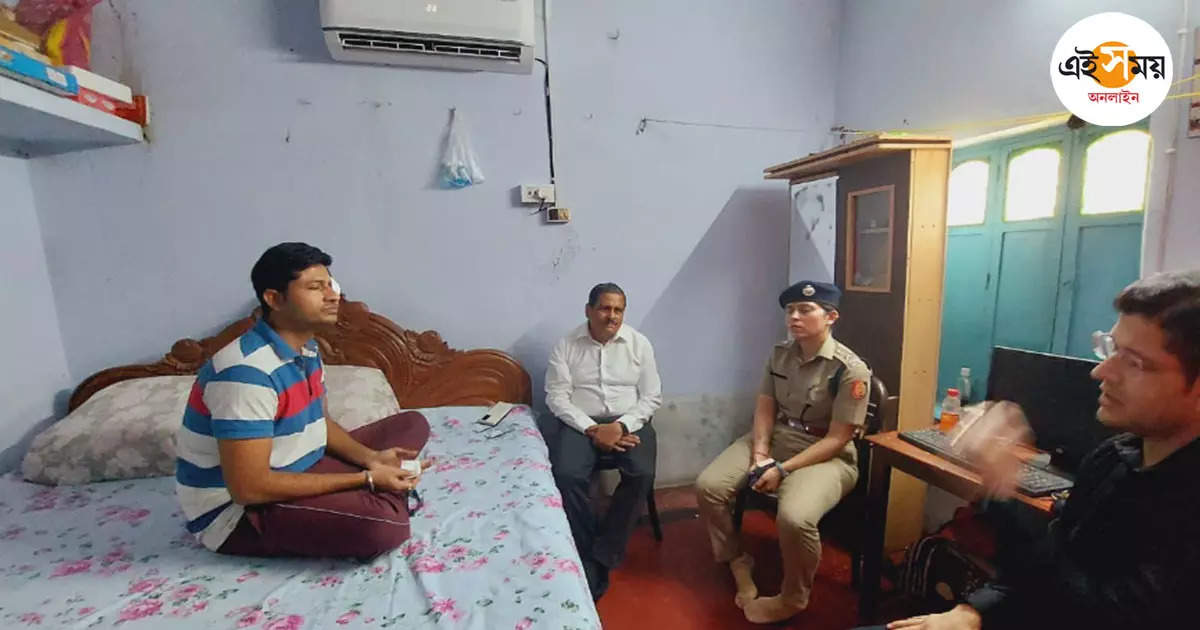 Kolkata Police,‘ভালো কাজ করেছ…,’ নবান্ন অভিযানে আহত পুলিশকর্মীর বাড়িতে নতুন সিপি – kolkata police commissioner manoj verma visited wounded traffic sergeant house