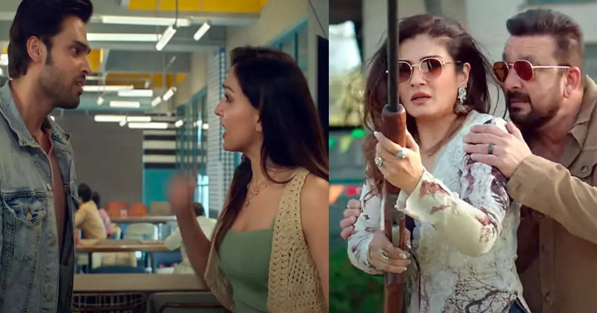 Trailer of Ghodchadhi: Raveena and Sanjay Dutt are drowned in love, their children were about to get married, Samdhi and Samdhan fed them sweets first