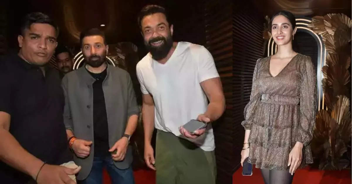 Sunny Deol-Bobby Deol: Sunny Deol arrived with brother Bobby Deol at the success party of ‘Gadar 2’, you will be shocked to see the video