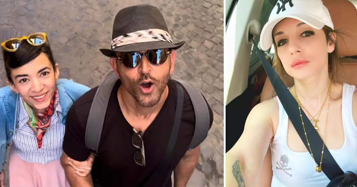 On the third anniversary, Hrithik Roshan shared a picture with Saba Azad, ex-wife Sussanne commented