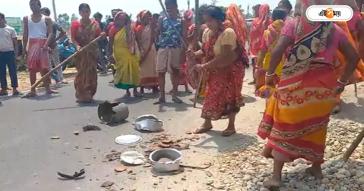 North Dinajpur News,চোলাইয়ের নেশায় বুঁদ হয়ে পরিবারে নিত্য অশান্তি পুরুষদের, প্রতিবাদে ঠেকে ভাঙচুর মহিলাদের – women protest against illicit liquor at north dinajpur chopra
