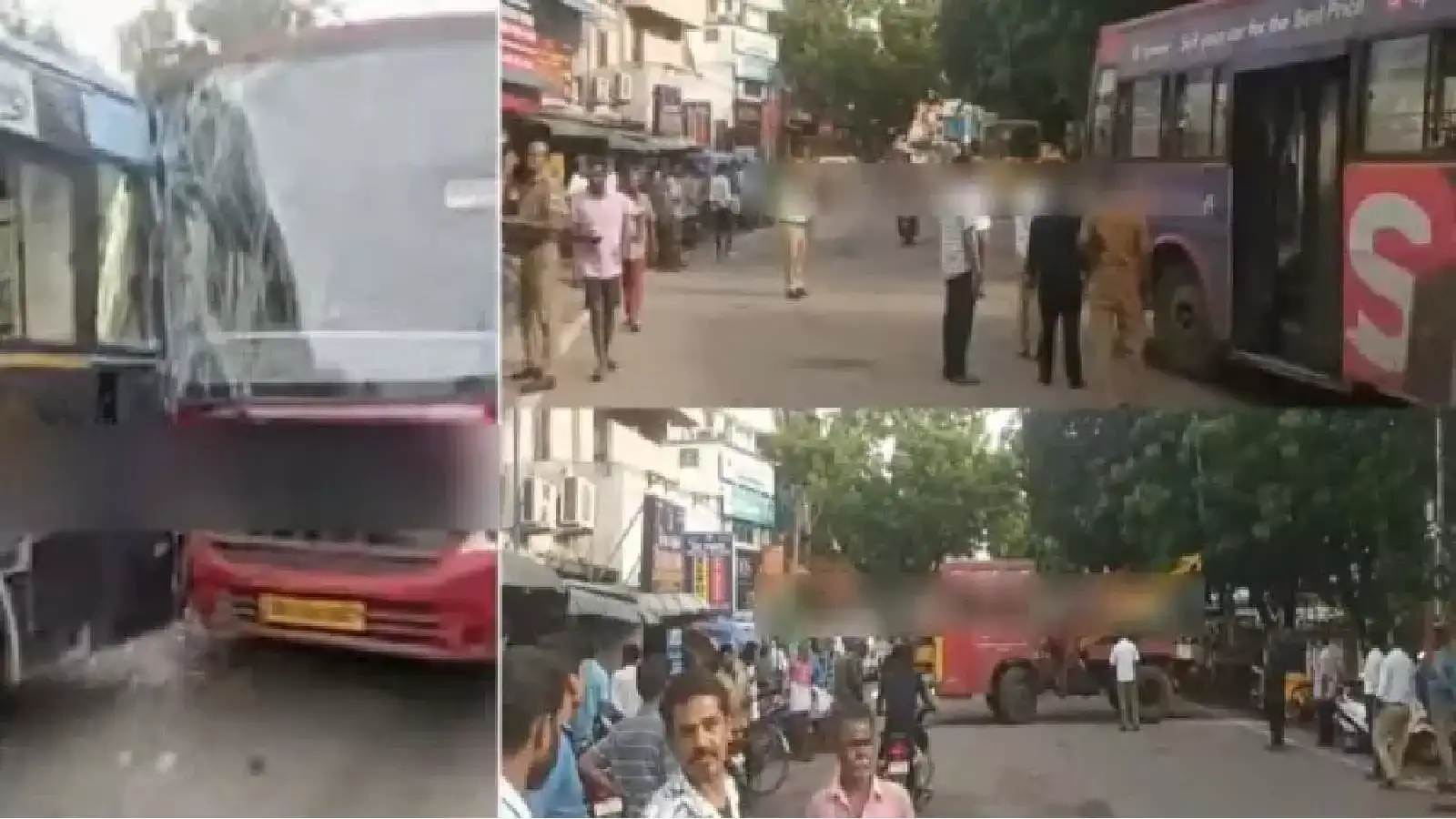 வேளச்சேரியில் சம்பவம்... இரு பேருந்துகள் மோதல்... பயணிகள் காயம்! 