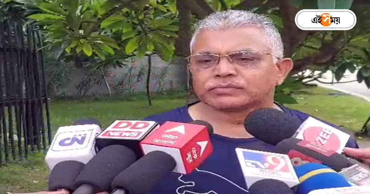 Dilip Ghosh : ‘গোটা রাজ্য চিবিয়ে খেয়ে ফেলেছে, এ তো সামান্য ব্যালট!’ দিলীপের নিশানায় তৃণমূল – dilip ghosh attacks trinamool congress or eating the ballot papers of the candidate