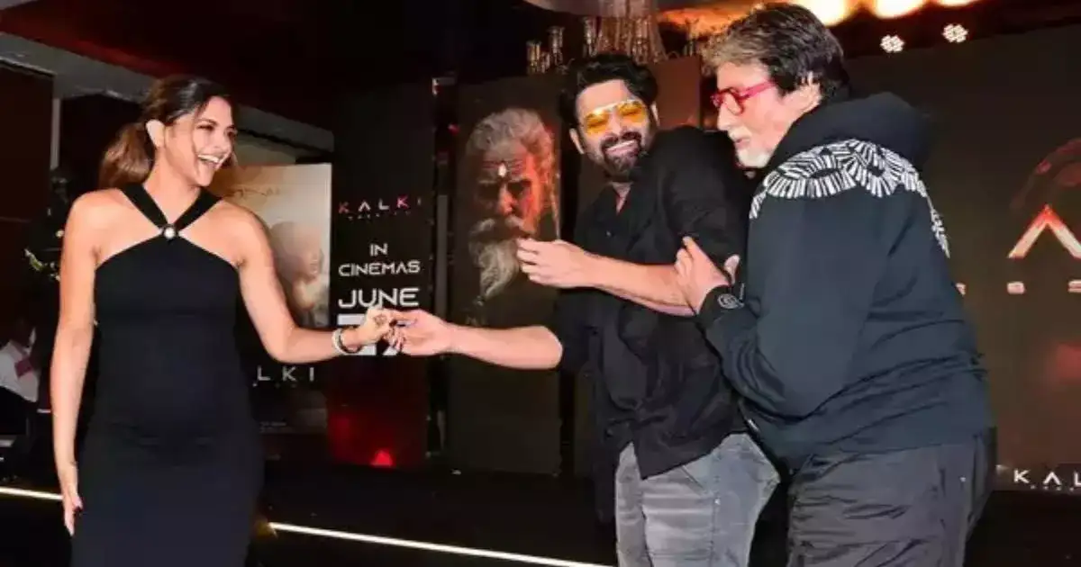 ஏலேய் நான் தான் வரேன்ல, அதுக்குள்ள தீபிகா கையை புடுச்சுட்ட: பிரபாஸிடம் அமிதாப் பச்சன் செல்ல சண்டை 