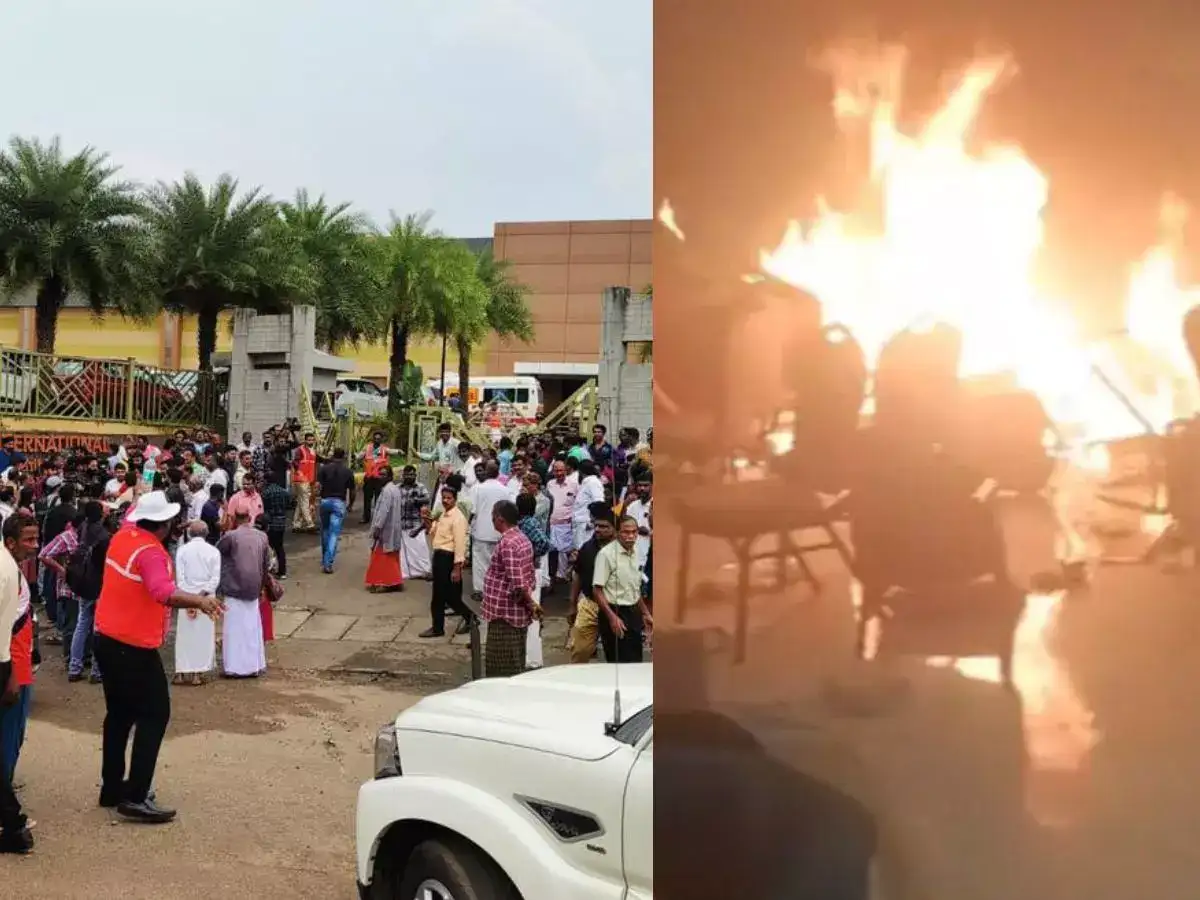 கேரள கிறிஸ்தவ வழிபாட்டு கூட்டரங்கில் அடுத்தடுத்து 3 முறை குண்டு வெடிப்பு... ஒருவர் பலி.. பலர் காயம்.. 5 பேர் கவலைக்கிடம்! 